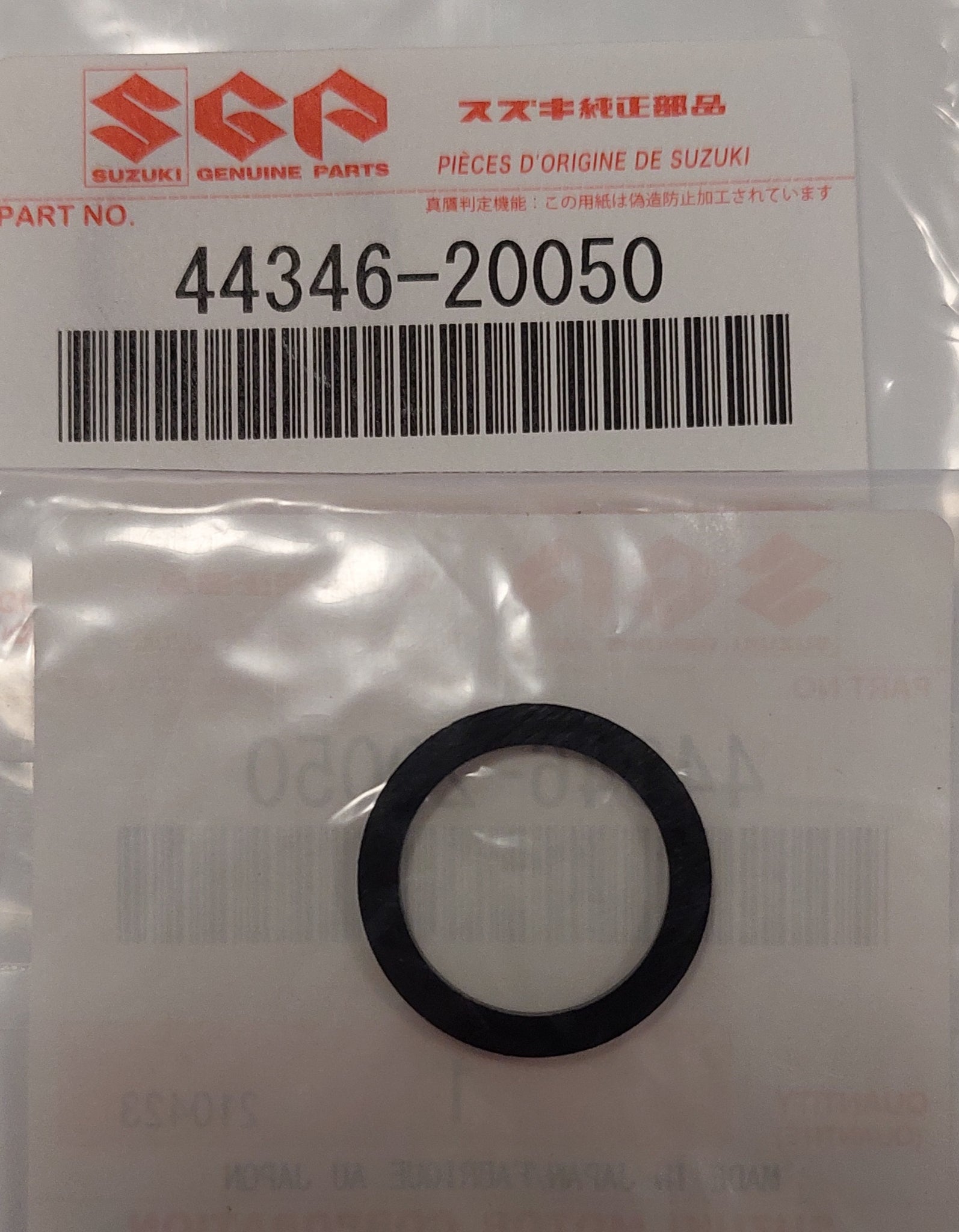 Gasket, Cleaner Cup Suzuki RV90 44346-20050