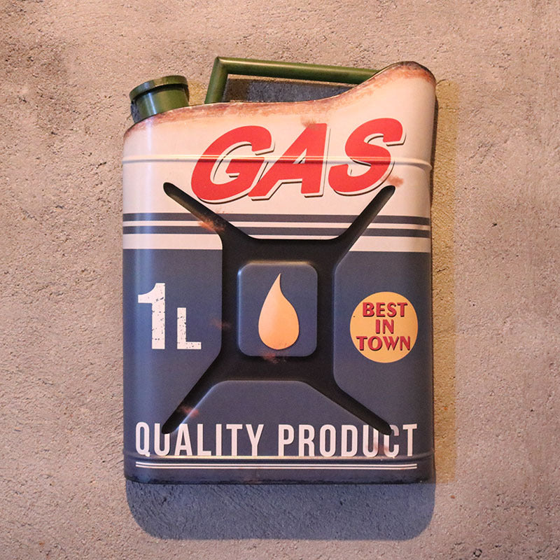 Jerry Can Gas Wall Decoration