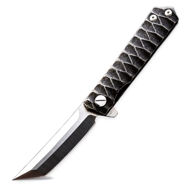 Folding Outdoor kitchen Chef Knife Steel Handle Knives Camping Survival Pocket Flipper Knife BBQ