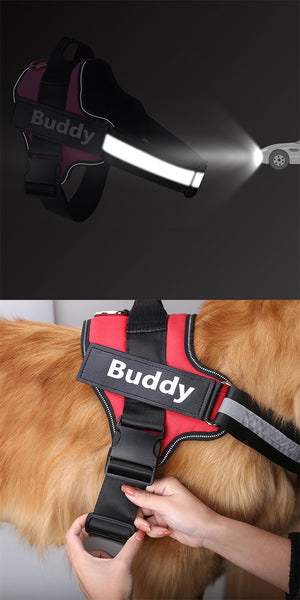 Dog Harness NO PULL Reflective Breathable & Adjustable