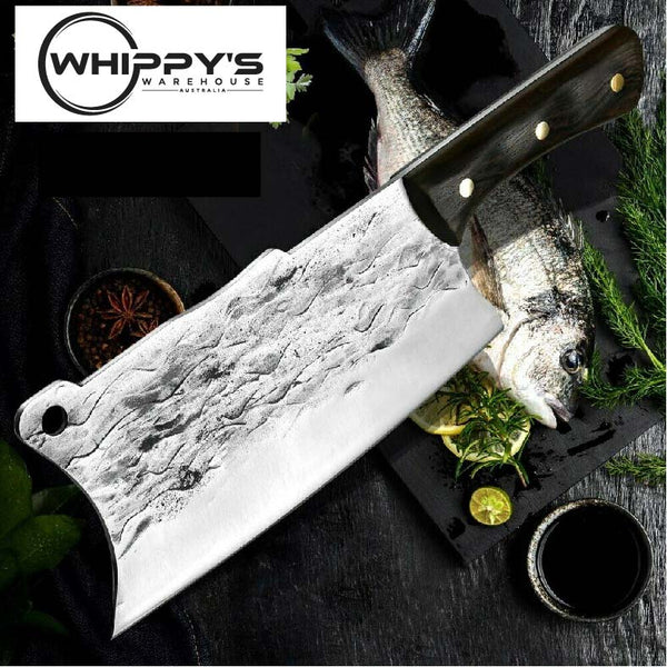 8 Inch Chinese Cleaver Forged Slaughter Boning Knife Professional Chef